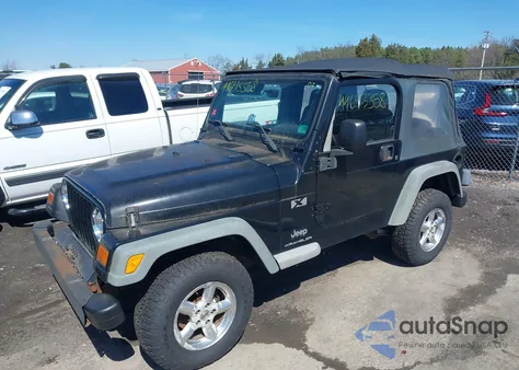 2003 Jeep Wrangler X из США, поврежденный, VIN 1J4FA39S63P300922